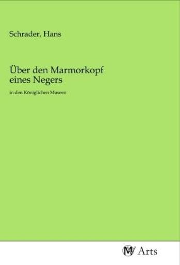 Über den Marmorkopf eines s