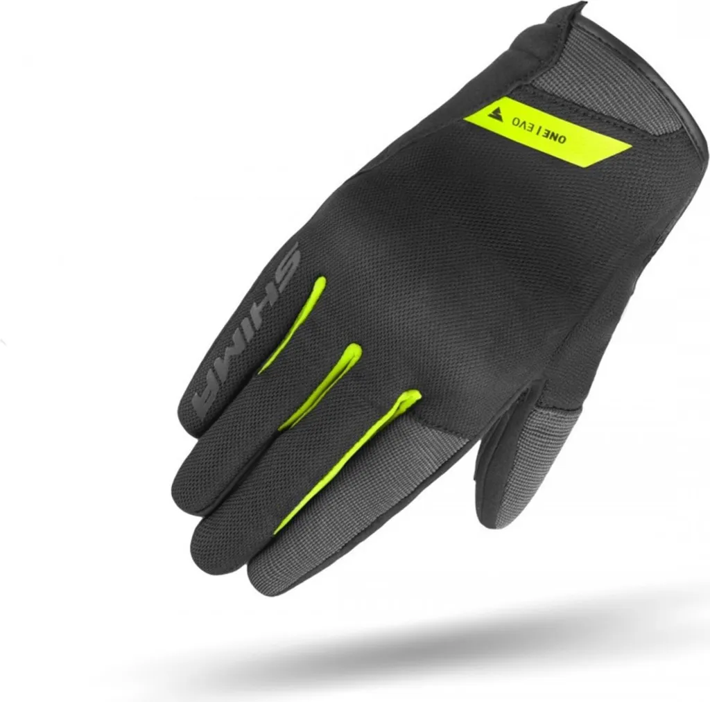 Gants de moto légers Shima ONE EVO MEN FLUO certifiés pour l'été et ville