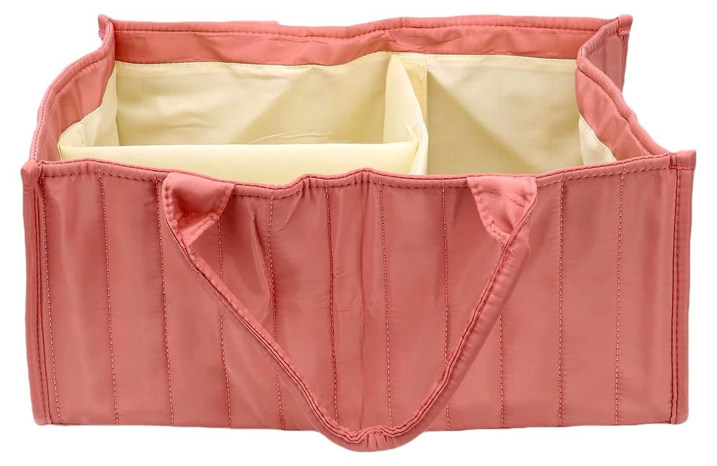 Multifunktionaler Wickelorganisator für Spielzeugaufbewahrung und Babywindeln in buntem Design zur Förderung organisatorischer Fähigkeiten (PINK)