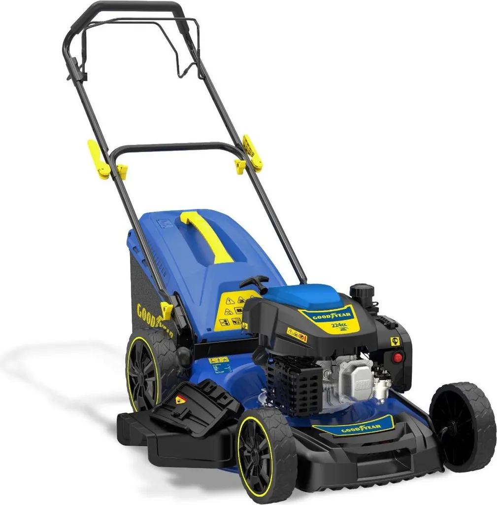 Tondeuse Thermique 56cm Moteur 7,5CV Puissante avec Traction OHV
