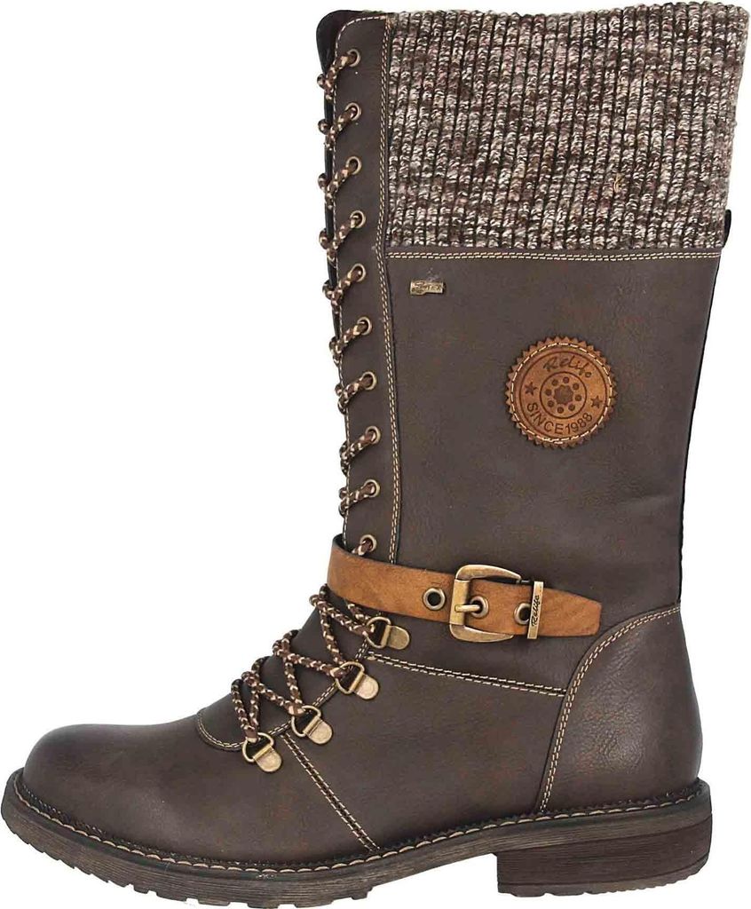 Relife Stiefel in Übergrößen Braun R3002 8032 große Produktbild 