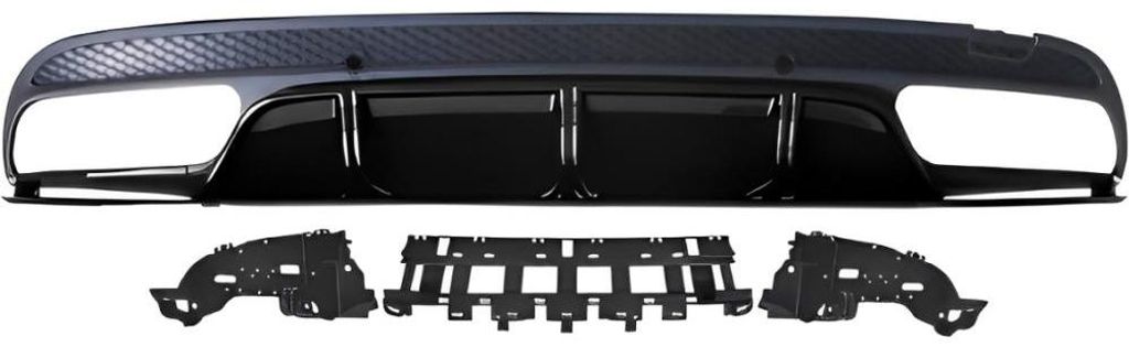 DIEDERICHS 1673456 Blende, Stoßstange hinten, unten für MERCEDES-BENZ C-KLASSE (W205) 2015-