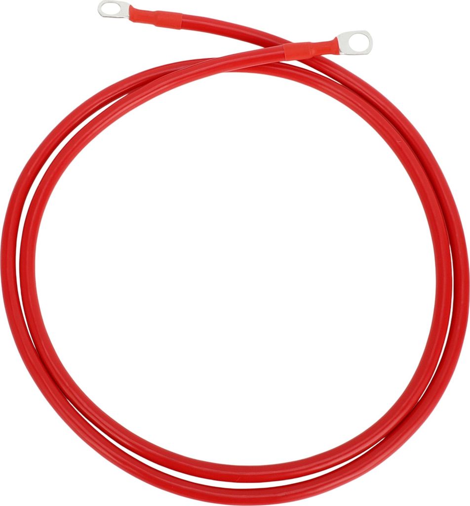 1 Stk. Universal Batterie-Wechselrichter-Kabel 3/8" Lug 5FT Batteriekabel 5 AWG Gauge Rot Verzinntes Kupfer