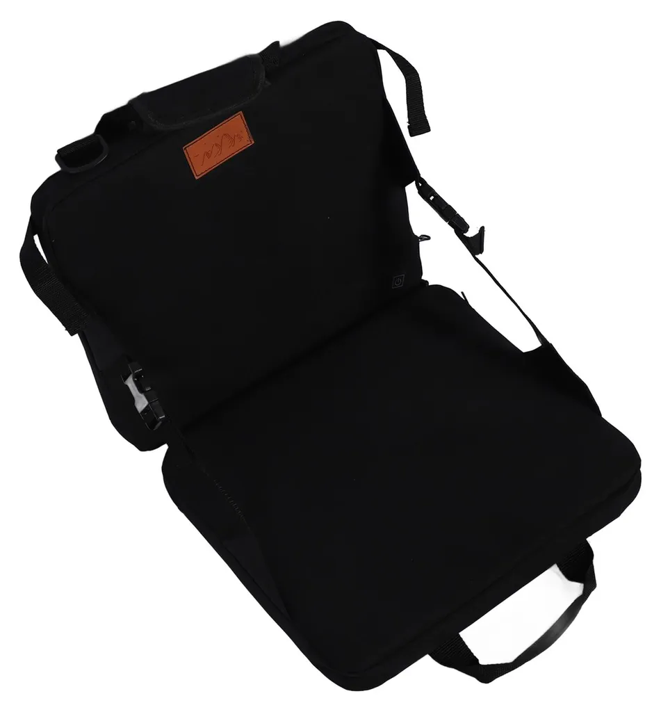 Coussin de stade chauffant imperméable et résistant aux taches noir - 3