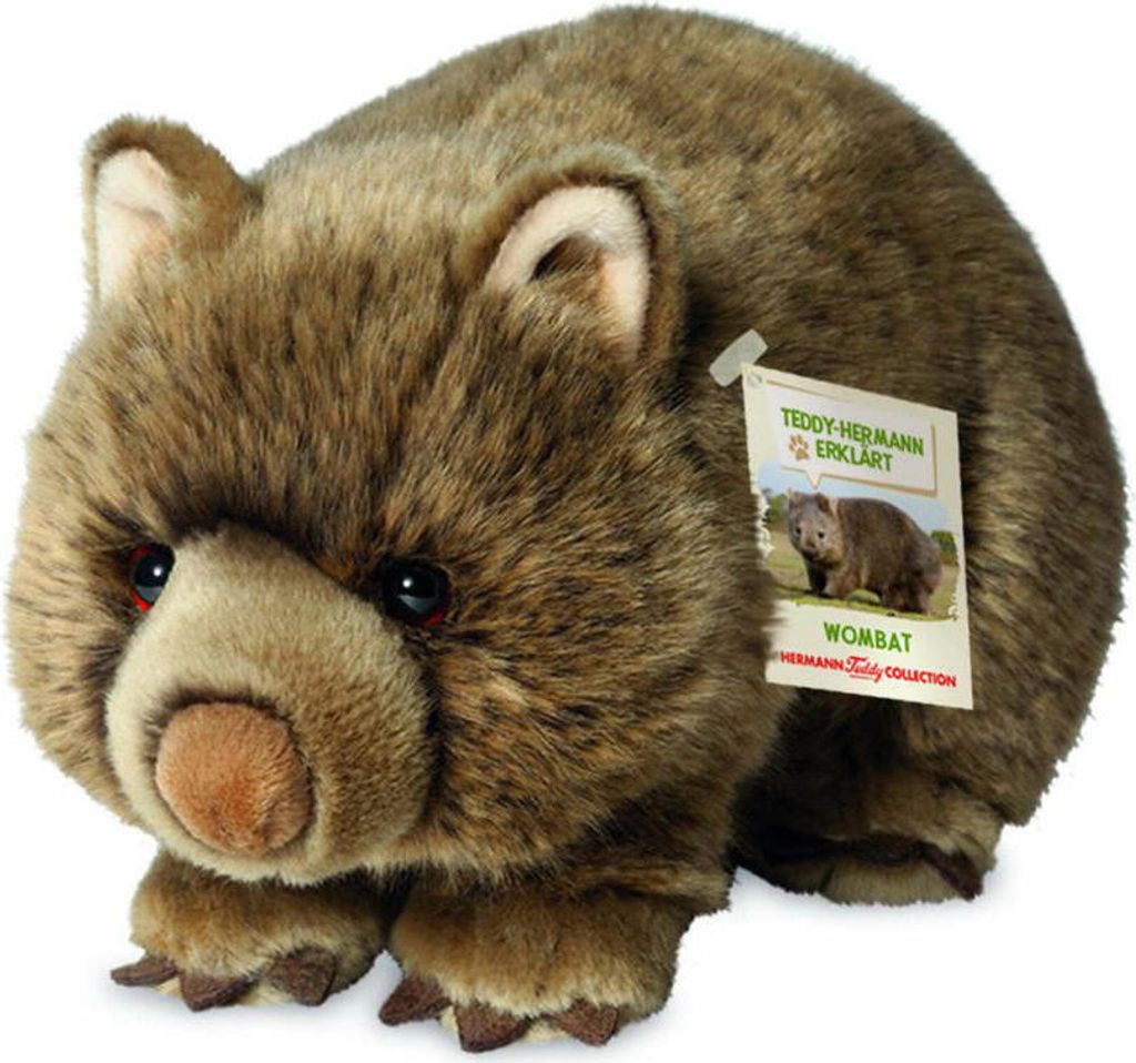 Teddy Hermann Wombat braun 26 cm Kuscheltier Produktbild 