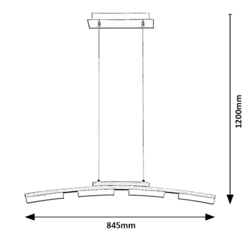 Suspension LED 20W avec interrupteur pour éclairage de salon moderne