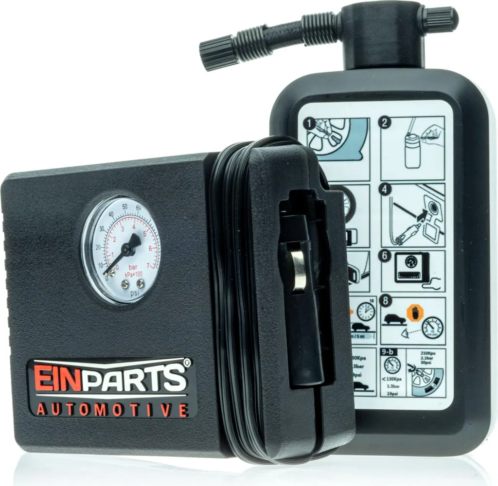 Kit réparation pneu EPAP10 avec compresseur 120W et scellant 450ml