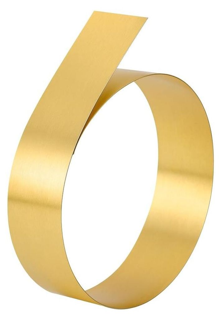 Brass Foil Roll, Dunne Metaalplaat voor Creatieve Projecten Productafbeelding 