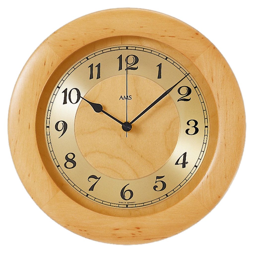 AMS Funk-Wanduhr, Funkwerk, D28x5cm, 5809/16 Produktbild 