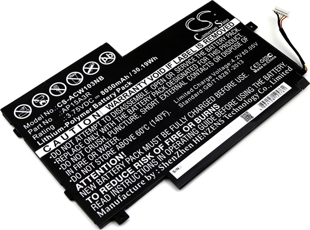 TECHTEK Laptop Akkus Kompatibel mit [Acer] Aspire Switch Produktbild 