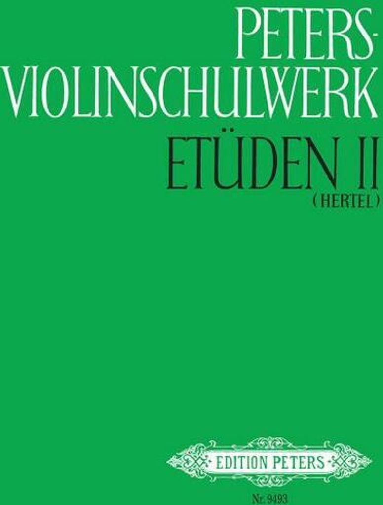Peters-Violinschulwerk: Etüden, Band 2