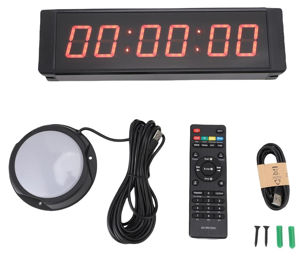 Licznik czasu LED, 1,5 cala, czerwony wyświetlacz Zdjęcie produktu 