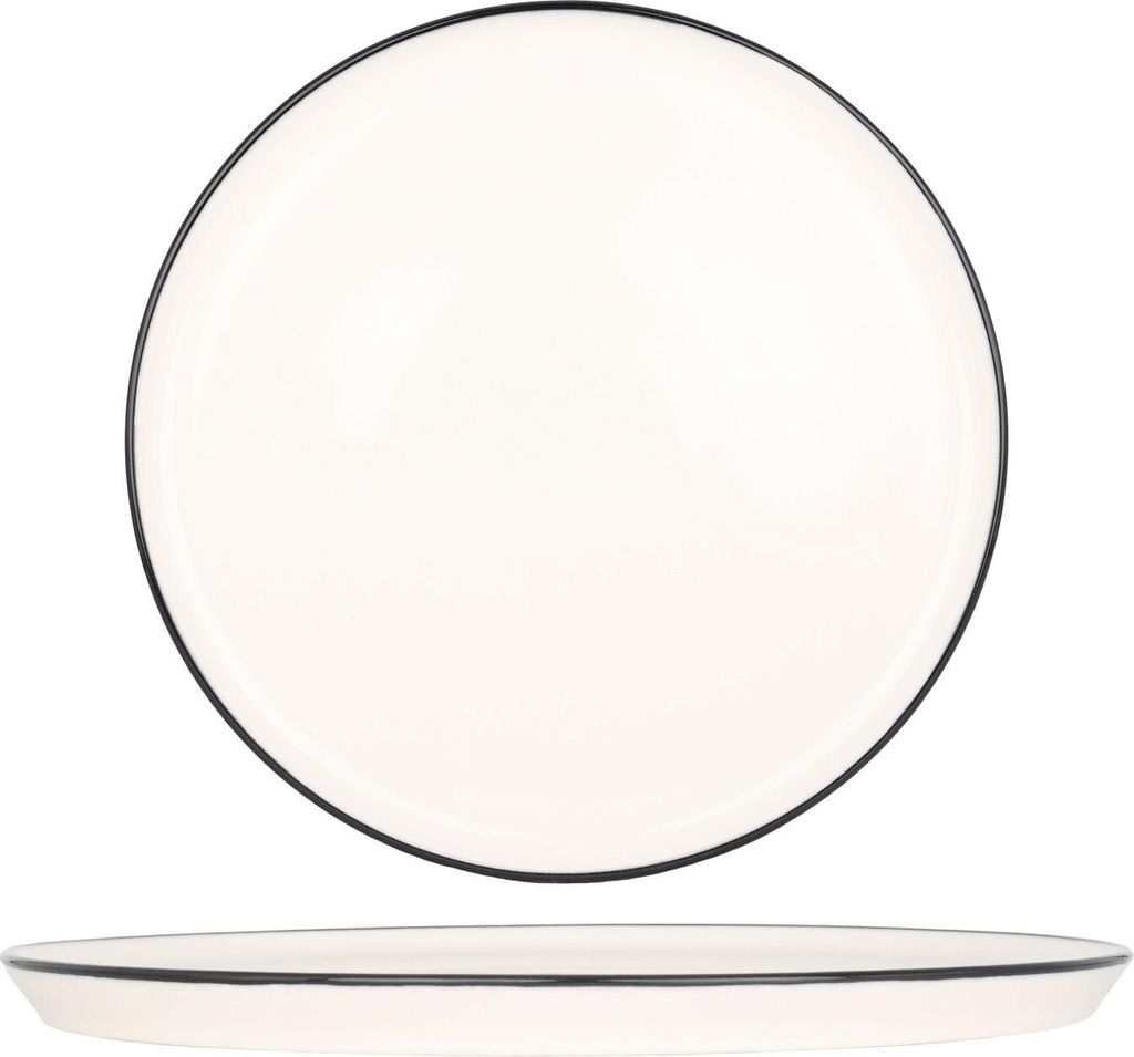 Bonna Speiseteller - Linea Black - Porzellan - 28 cm