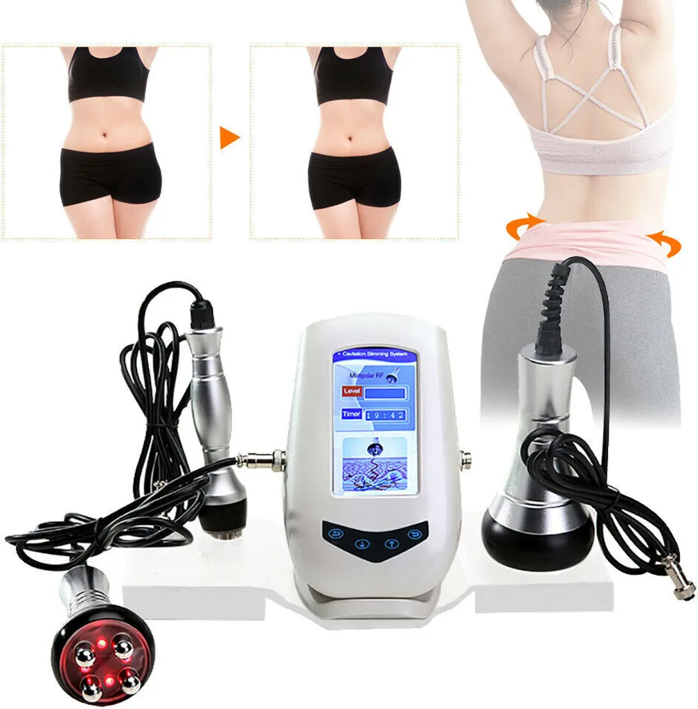Appareil Cavitation 40K RF et Ultrasons 3-en-1 pour Brûleur de Graisse