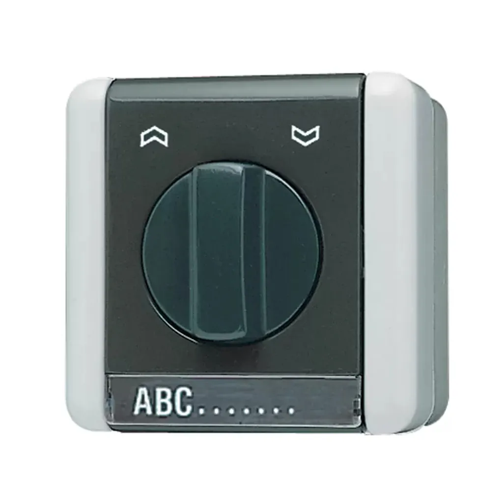 Jung 834.10 W Interrupteur noir 1P haute qualité finition satinée