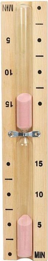 Sablier de sauna 15 minutes en bois Sablier de sauna Image du produit 