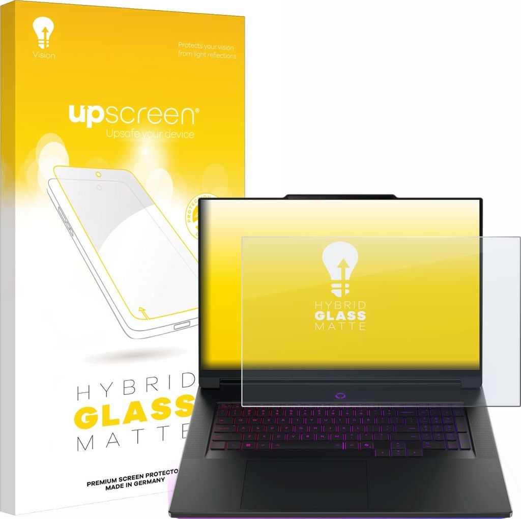 upscreen Entspiegelungs Schutzglas für Lenovo Legion 9i Gen 10 18" Schutzfolie Panzer Folie Glas Display Schutz matt