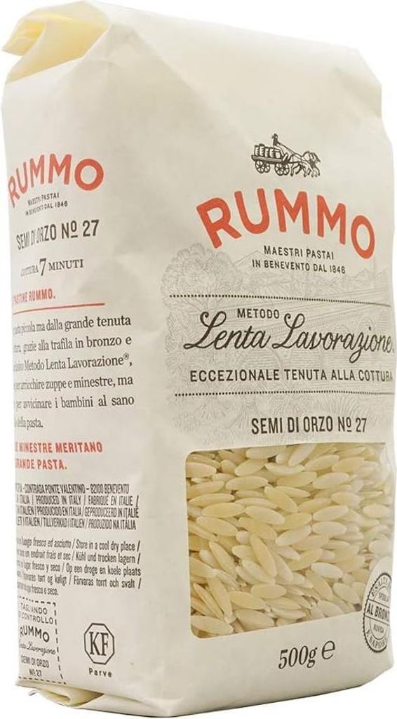Rummo Italian Gourmet Bundle Semi di Orzo Pasta 4x500g + Produktbild 
