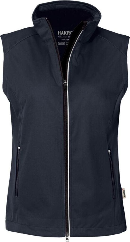 HAKRO Damen Light-Softshellweste Sarina 254, tinte, 5XL