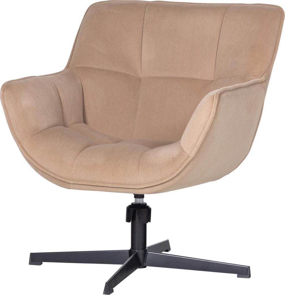wibo drehsessel mat velvet natur