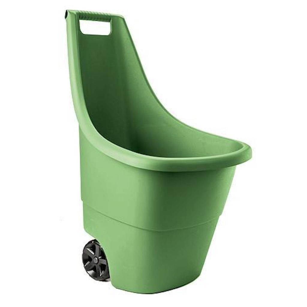 Kunststoff-Schubkarre Keter Easy Go 50 Liter | HxBxT 84x51x56cm | Grün
