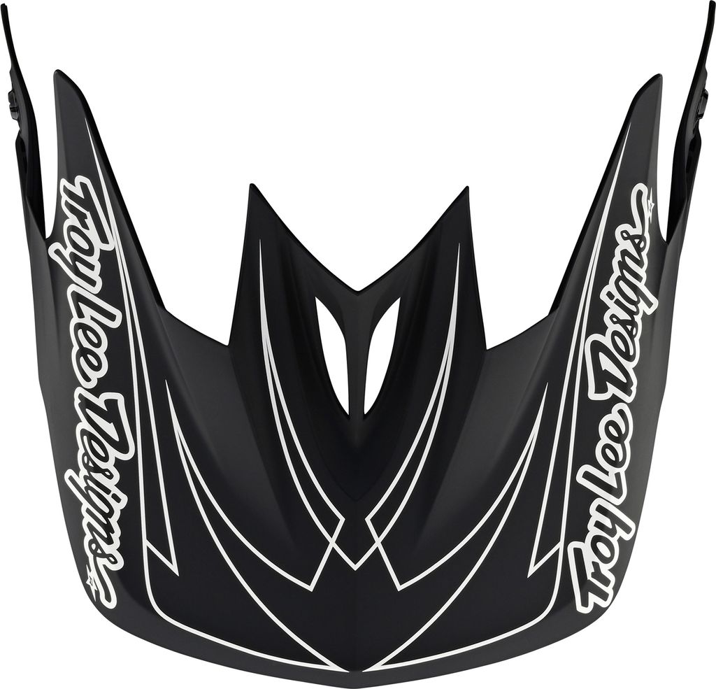 Troy Lee Designs D3 Helmvisier, Spiderstripe, black Produktbild 