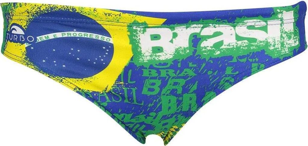 Turbo Happy Brazil Badeslip Mehrfarbig 4XL Herren Mehrfarbig 4XL