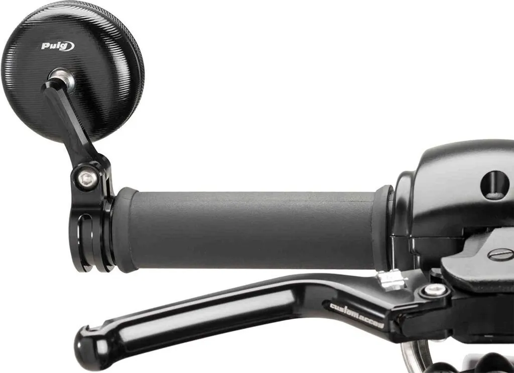 Rétroviseur PUIG 9506N Tracker Noir pour YAMAHA XJR1300 Look Café Racer