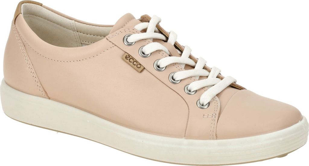 Ecco Soft 7 W On Train Damenlederschuhe in Taupe – 3,5 UK - 36 EU - 5/5,5 US