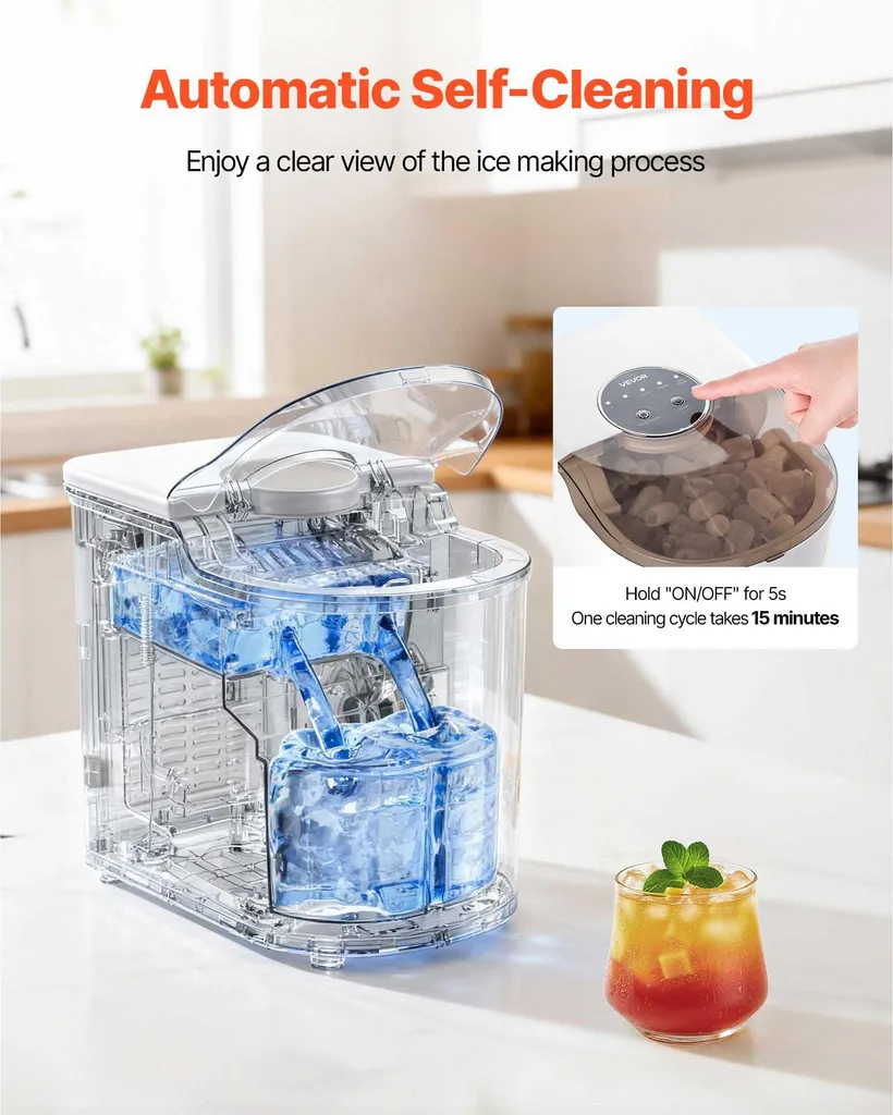 Machine à glaçons pour maison, bureau et bar avec cycle de prod rapide - 5