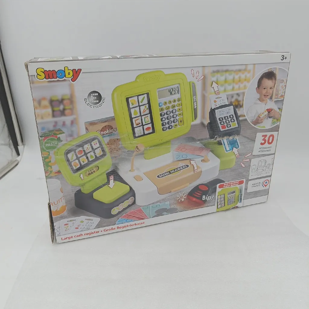Caisse de Marchande SMOBY Électronique Sonore et Écran LCD - 17