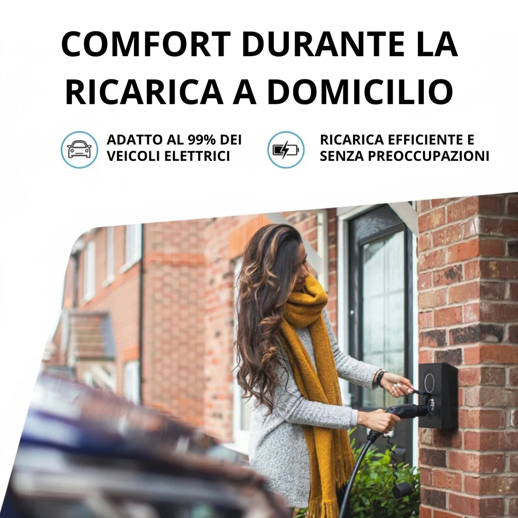 Cavo Loady Tipo 2 16A 3.7kW - Sicurezza Certificata per Casa - 6