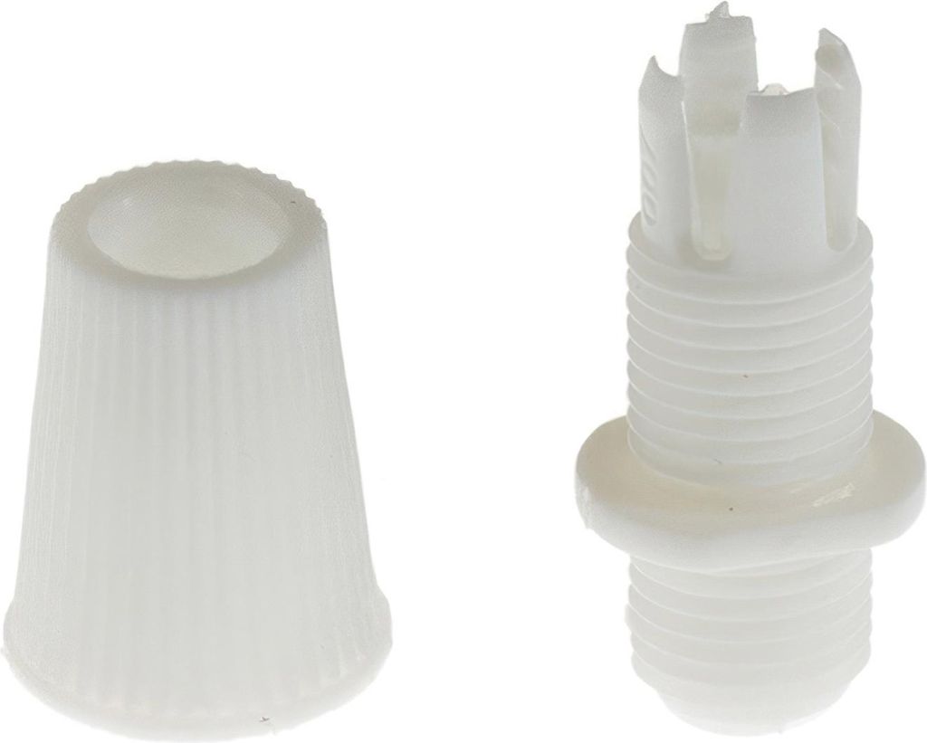 Creative-Cables Serracavo bloccacavo – (Bianco, foro 10 mm) Immagine del prodotto 
