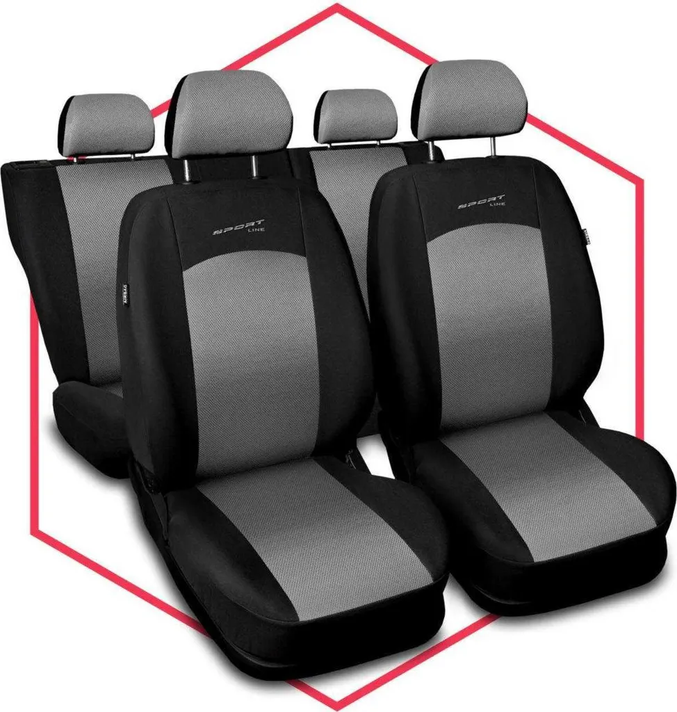 Coprisedili Auto Universali per Skoda Fabia Argento - Alta Protezione - 10