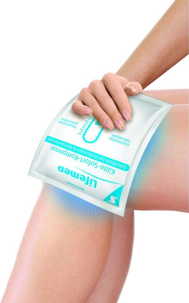12x Lifemed Kompresse Kälte S Weiß Kühlkissen Eispack Cool Akku Gel Verletzung