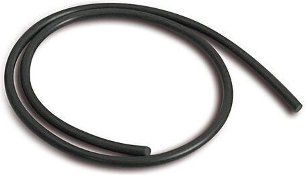 Gummi Keder Vollgummikeder Ø 6mm, 1m, 2m oder 3m am Stück für Simson Schwalbe KR51/1, KR51/2, Länge:2m