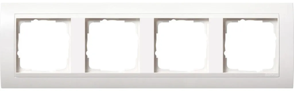 Gira 0214803 Cadre de finition robuste en thermoplastique Blanc Pur