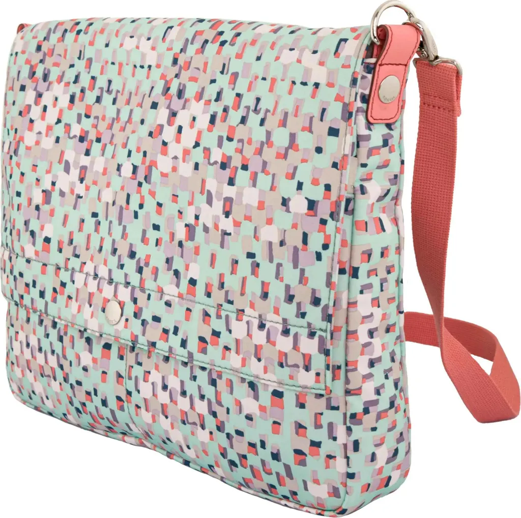 Petit Sac Messenger Fossil Keyer Turquoise Idéal pour Sorties et Quotidien