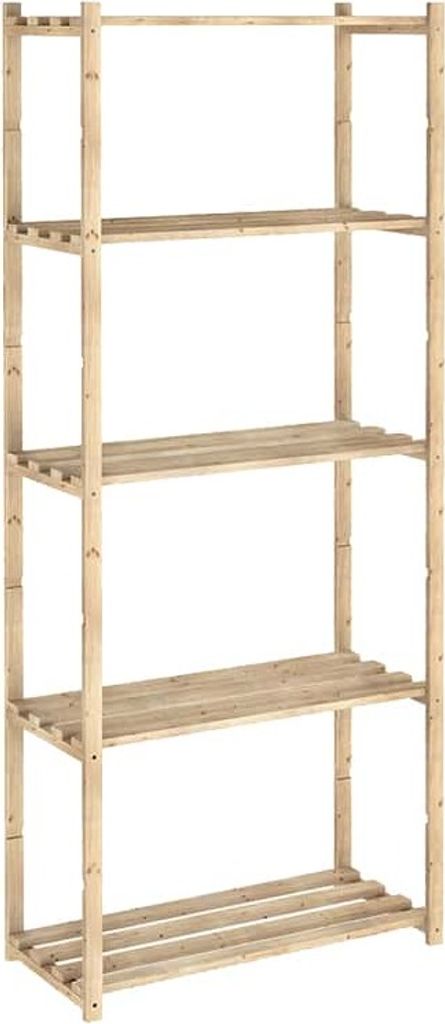 Bücherregal aus Kiefer Serie Natura unlackiert 100% pefc Produktbild 