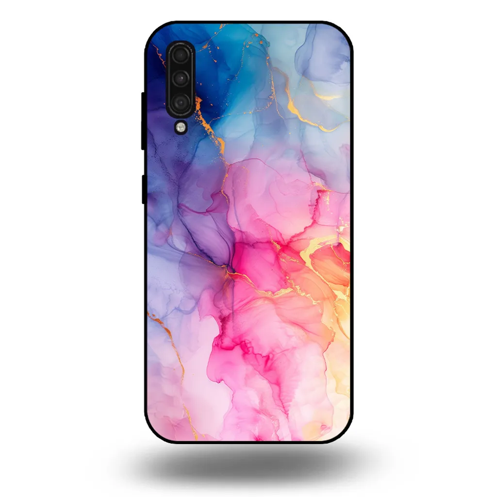 Custodia Samsung Galaxy A30s Marmo Arcobaleno Smartphonica | Cover TPU