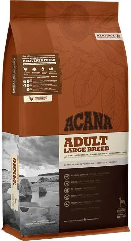 Acana Heritage Adult Large Breed 17kg Zdjęcie produktu 