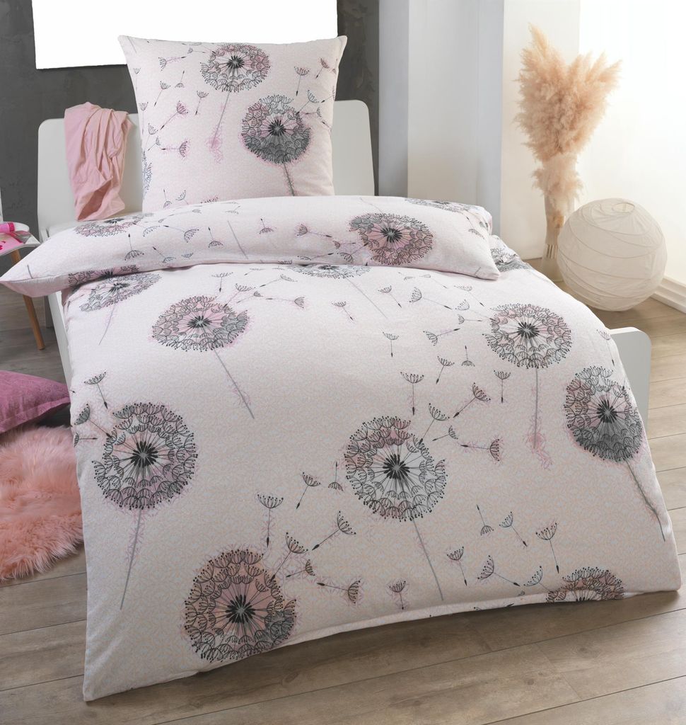 Dreamhome Baumwoll-Bettwäsche 2-teilig, 135 × 200 + 80 × 80 Produktbild 