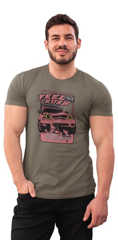 D&B Uni Polo ST00216 Rush MilitärGrün-Größe 3XL