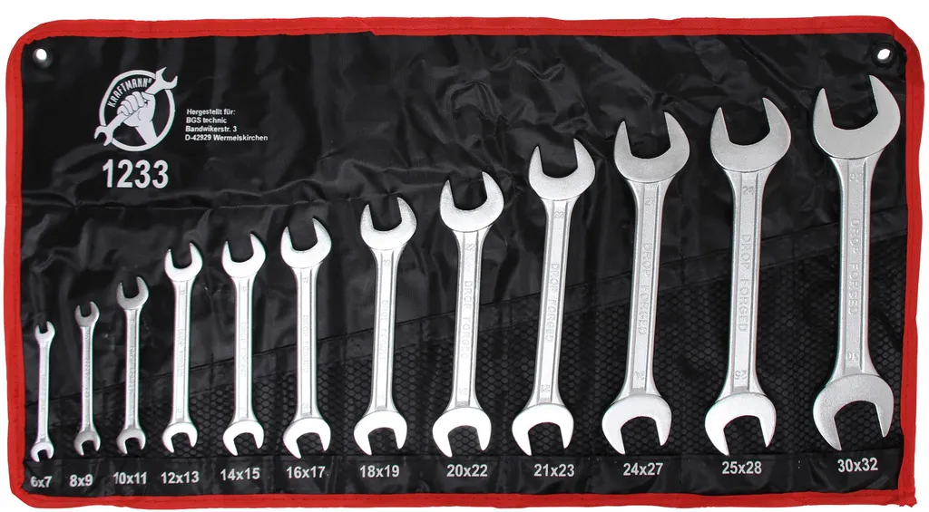 Set 12 Chiavi Fisse 6-32mm Doppia Forchetta | Offerta per Garage e Fai-da-te