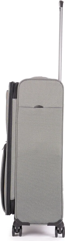 Valise Stratic Bendigo Light + 72cm avec trolley Silver gris léger
