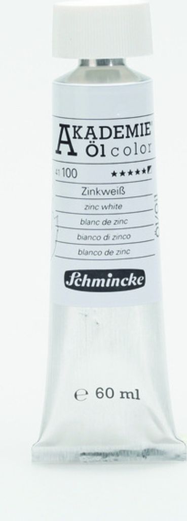 Schmincke 60ml AKADEMIE Öl color Zinkweiss Öl 41 100 011