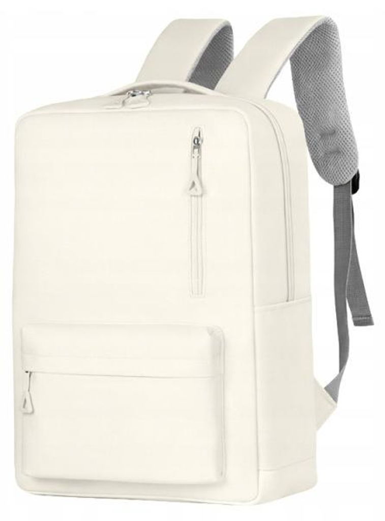 Verk 27813 Handgepäckrucksack für Flugreisen, 18–20 l, 45 x 30 x 16 cm, weiß