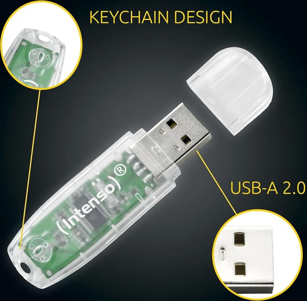 Intenso USB-Stick 32GB 2.0 Linea Arcobaleno trasparente - 8