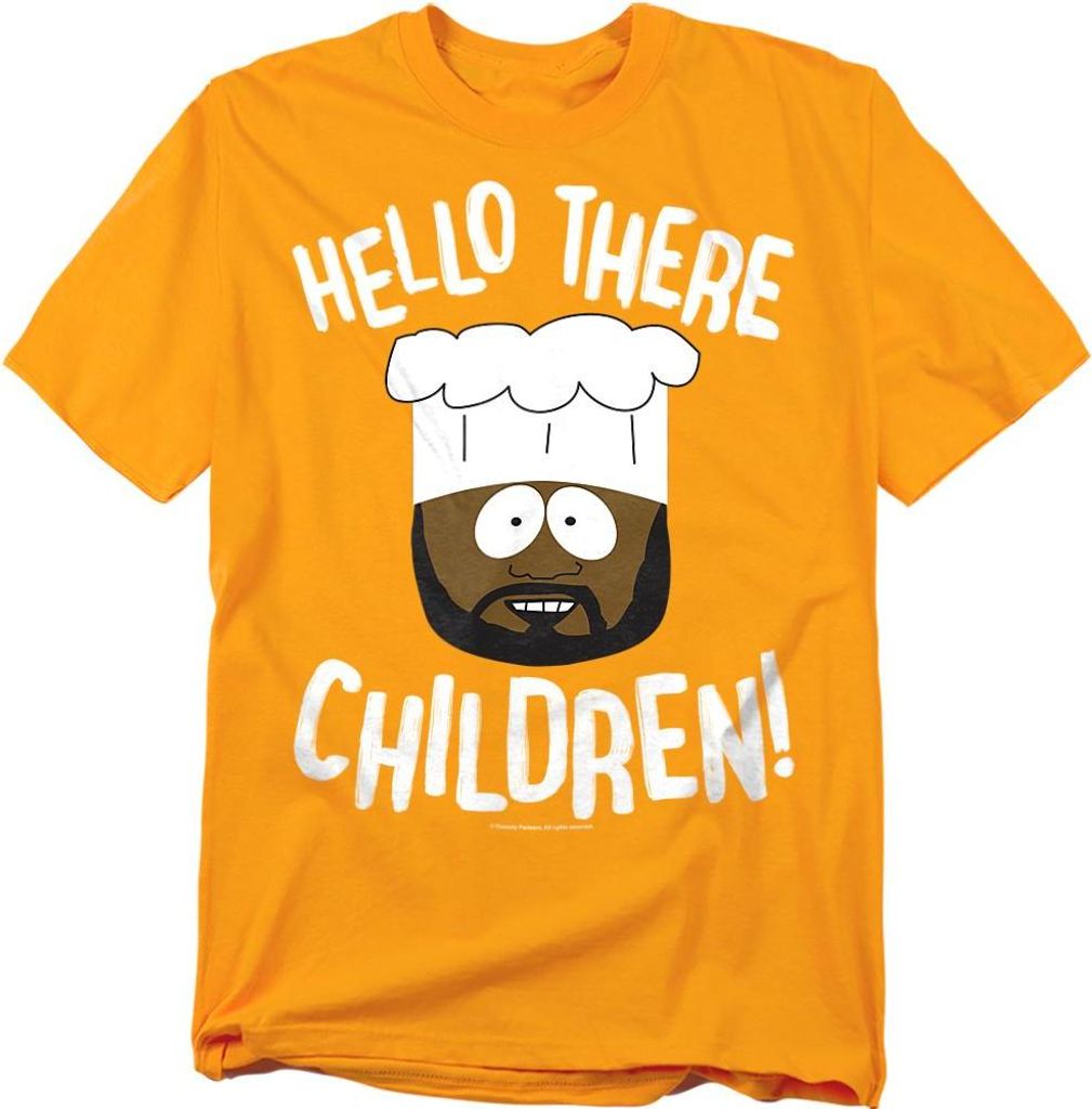 South Park - "Hello There Children" T-Shirt für Herren/Damen Uni TV20778 (XXL) (Gold)