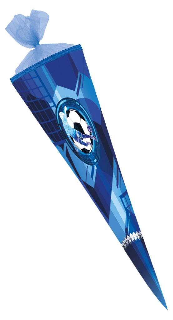 Herlitz Schultüte / Zuckertüte / 85cm / eckig / "Fußball"